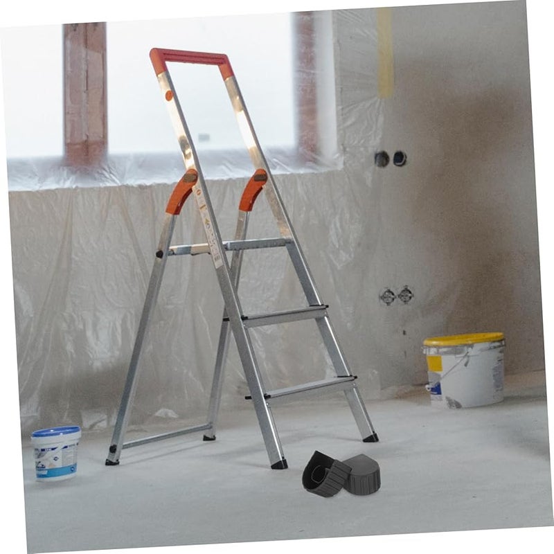 2Pcs Black Ladder Protective Covers Durable Extension Ladder Caps Easy Installation Lightweight Portable Safety Accessories - Image 4