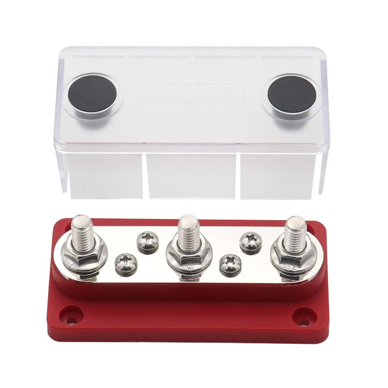 Bus Bar Box Power Distribution Block DC48V 150A With Cover For Marine Boat Truck - Image 2