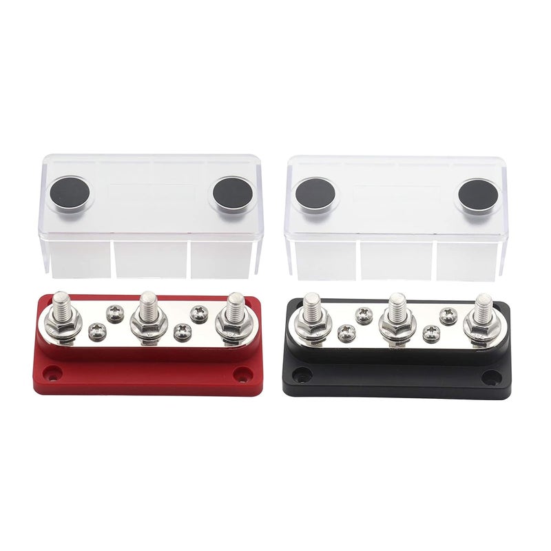 Bus Bar Box Power Distribution Block DC48V 150A With Cover For Marine Boat Truck - Image 3