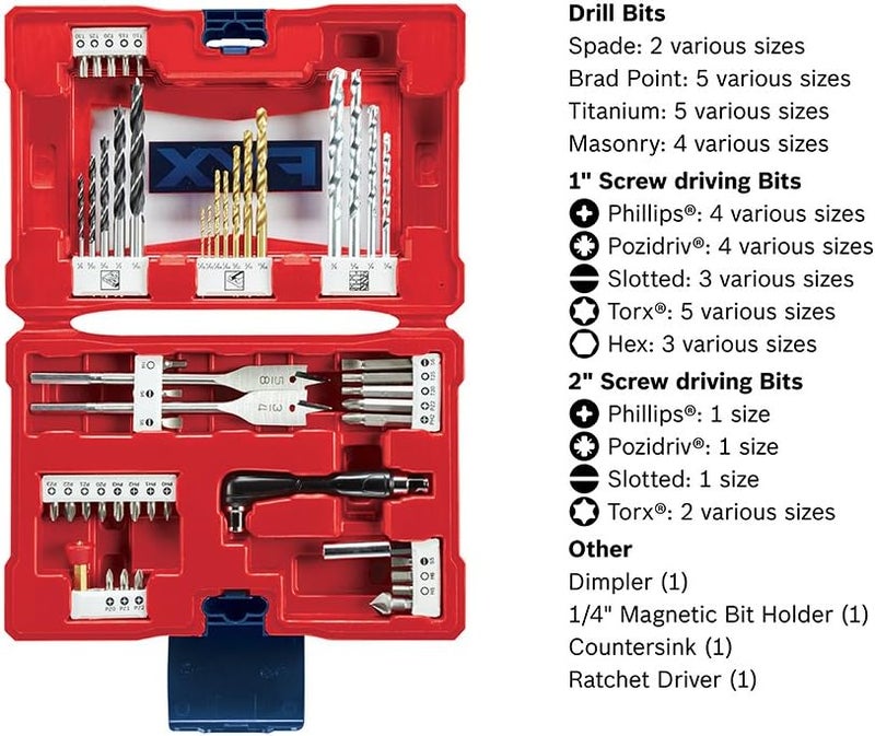 FYX Ultimate Household Drill and Drive Mixed Set (49 pcs) - Image 1
