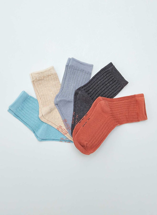 Kiabi 5 Pairs of  plain Socks  - Image 1
