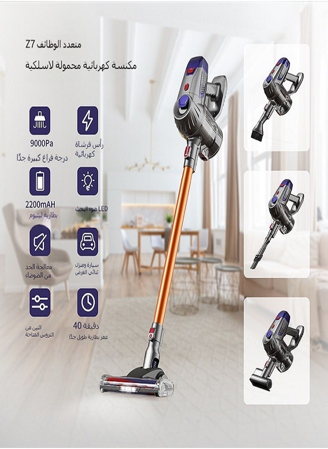 Generic Cordless Vacuum Cleaner, 4 in 1 Lightweight Stick Vacuum Cleaner with 150W Motor and Detachable Battery, Ideal for Home, Car, Hard Floor, Carpet, Pet Hair  - Image 1