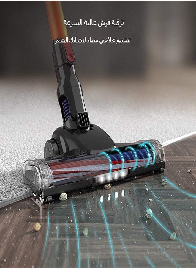 Generic Cordless Vacuum Cleaner, 4 in 1 Lightweight Stick Vacuum Cleaner with 150W Motor and Detachable Battery, Ideal for Home, Car, Hard Floor, Carpet, Pet Hair  - Image 4