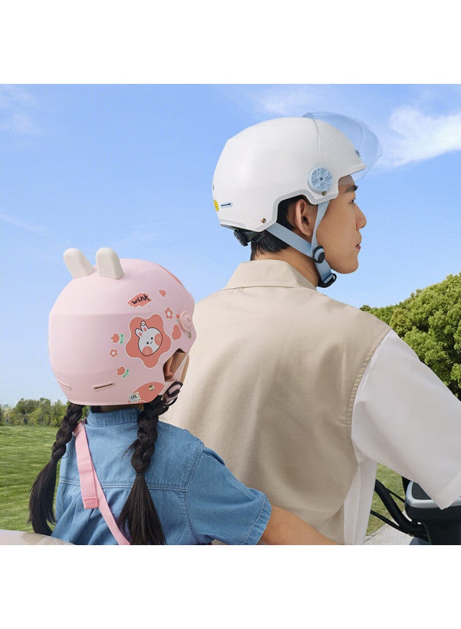 JD.com Jd Jingzao Children's Electric Bike Helmet, Upgraded Version With New National Standard A-class 3c Certification, Thickened Cushioning Layer, Electric Scooter Dinosaur Style, 53-55cm - Image 5