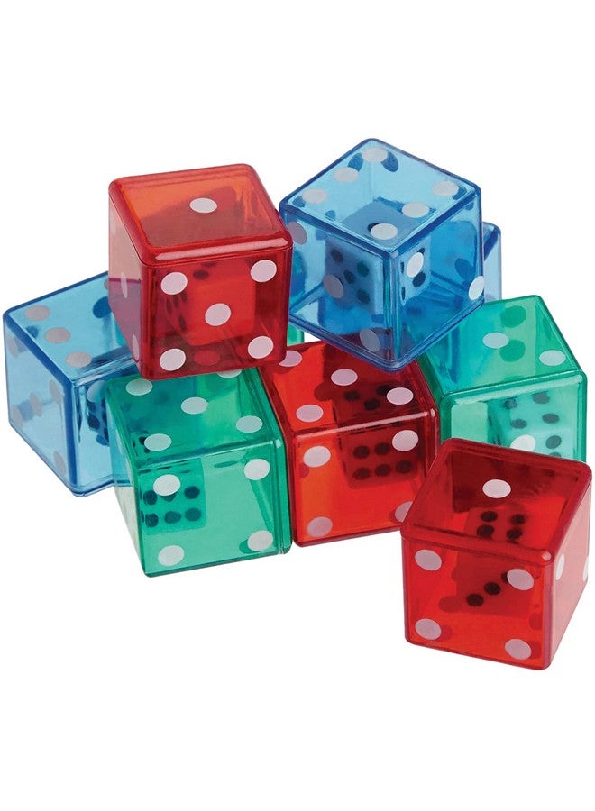 Teacher Created Resources® Dice Within Dice, Pack of 9,Red, Green, Blue, White, 1" - Image 4