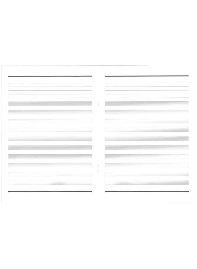 Sadaf 3-Piece A4 Size Music Notebook 20 Sheets Assorted Colours - Image 2