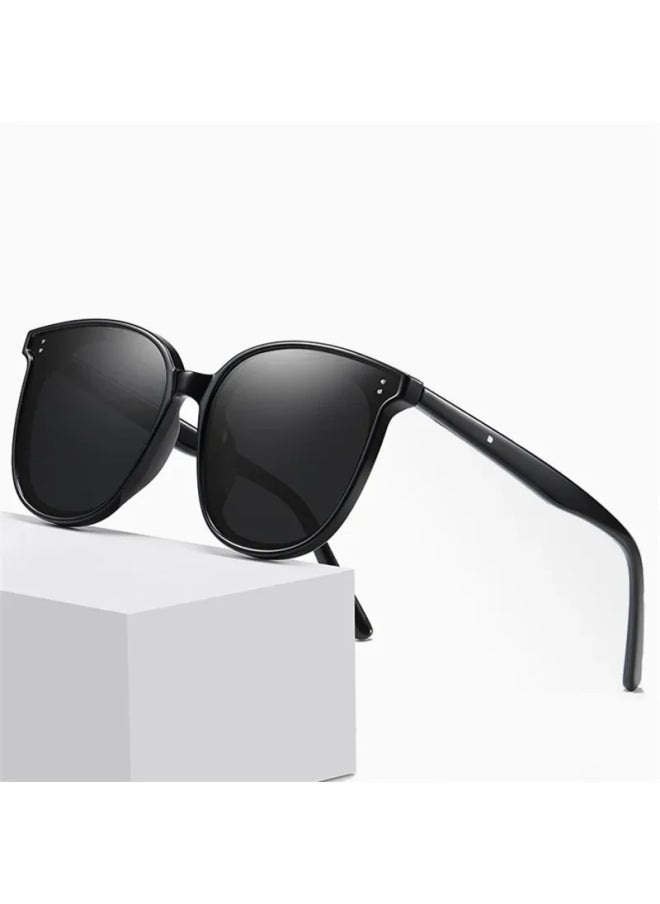 Generic - 2024 Polarized Sunglasses Men Women Brand Designer Retro Round Sun Glasses Vintage Male Female Goggles UV400 Oculos Gafas De Sol-Lenses Color:C 02 - Image 1