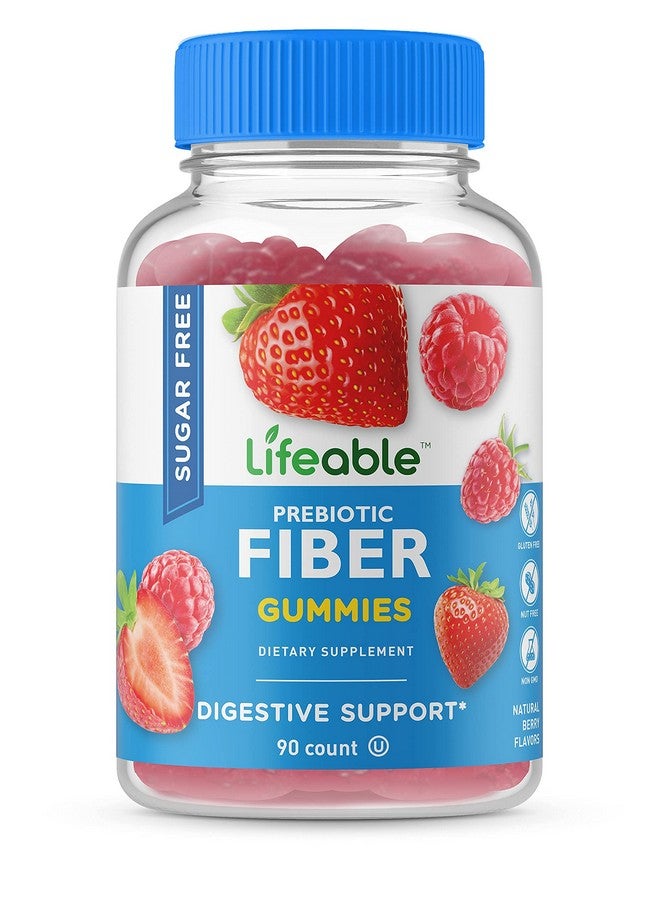 Lifeable Sugar Free Prebiotics Fiber For Adults 4G Great Tasting Natural Flavored Gummy Supplement Keto Friendly Gluten Free Vegetarian Gmo Free For Gut And Digestive Health 90 Gummies - Image 2