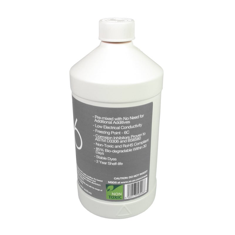 XSPC EC6 High Performance Premix PC Coolant, Opaque, 1000 mL, White - Image 2