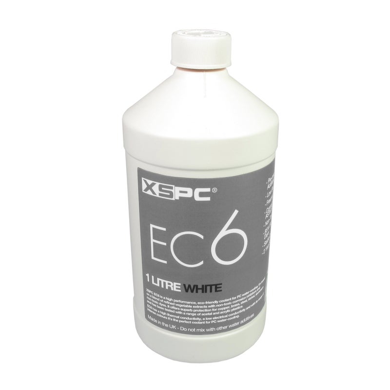 XSPC EC6 High Performance Premix PC Coolant, Opaque, 1000 mL, White - Image 1