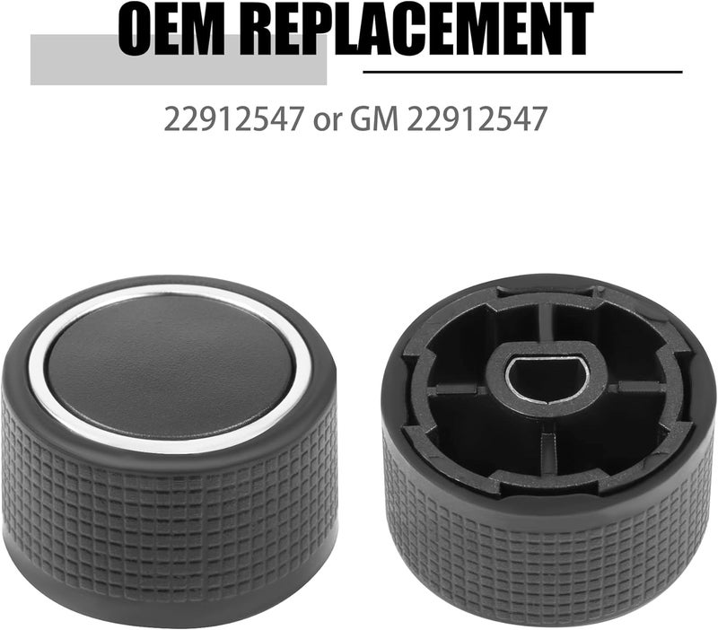 VOFONO 2 Rear Control Knobs for Buick Escalade Enclave Tahoe Chevrolet GMC - Image 5