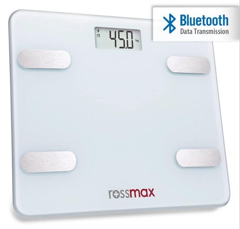 Rossmax WF262BT Swiss Design Smart Body Fat Monitor Scale - Bluetooth Digital BMI Weight Scale with Body Fat Analyzer & Composition Monitor - App-Enabled Body Weight Scale - Image 2
