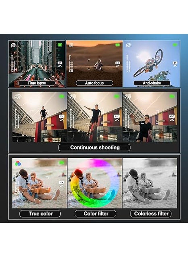 Generic Digital camera, 64MP 40x zoom camera for photography and video, 4K optical vlog camera for YouTube - Image 4