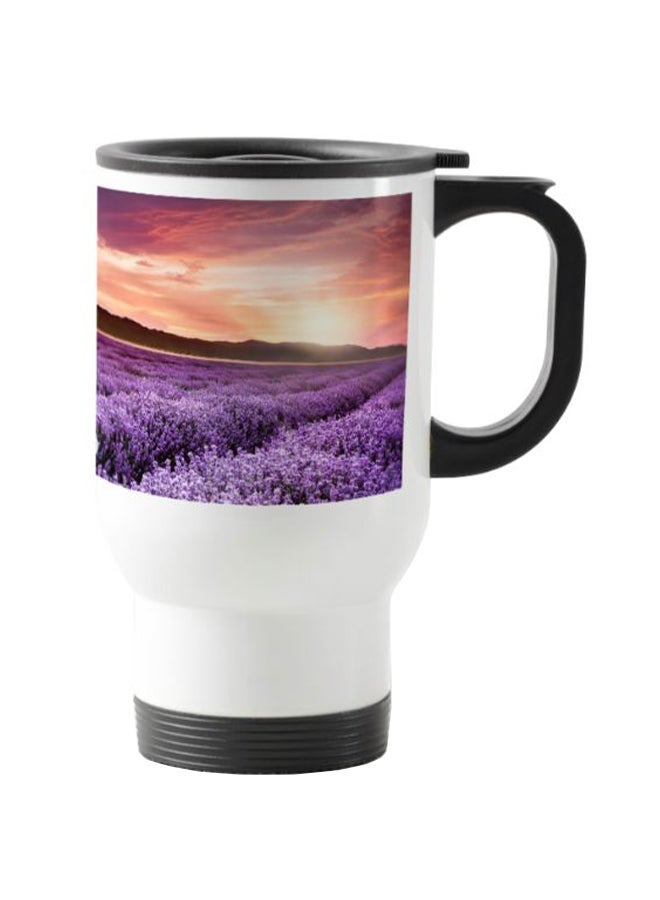 Roses Printed Travel Mug Multicolour 13centimeter