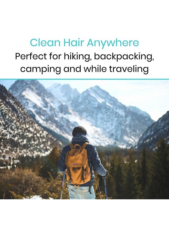 VIVE No Rinse Shampoo Cap (6 pcs) - Soft Shower Caps with Conditioner - Scentless Hair Wash and Care - Disposable, Waterless and Microwavable - Perfect for Post-Surgery, Elderly and Rehabilitation (Wh - Image 4