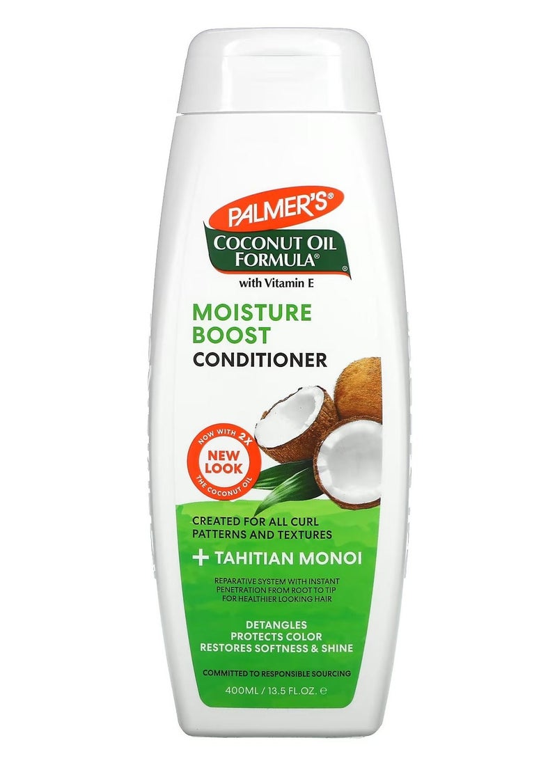 PALMER'S - Palmer's Coconut Oil Formula with Vitamin E Moisture Boost Conditioner 13.5 fl oz 400 ml - Image 1