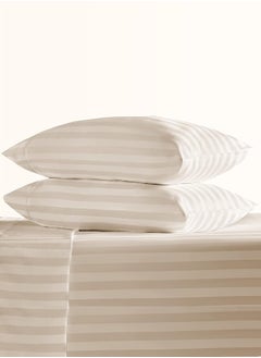 Eworld 3-piece Bedding Set Includes 2 Premium Bed Pillows & 1 Full-Body Pillow for Adults, Breathable & Ideal for Side Sleepers with Polyester Filling & Soft Cotton Cover, Available in Multiple Colors  - Image 4