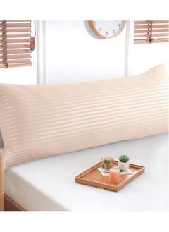 Eworld 3-piece Bedding Set Includes 2 Premium Bed Pillows & 1 Full-Body Pillow for Adults, Breathable & Ideal for Side Sleepers with Polyester Filling & Soft Cotton Cover, Available in Multiple Colors  - Image 5