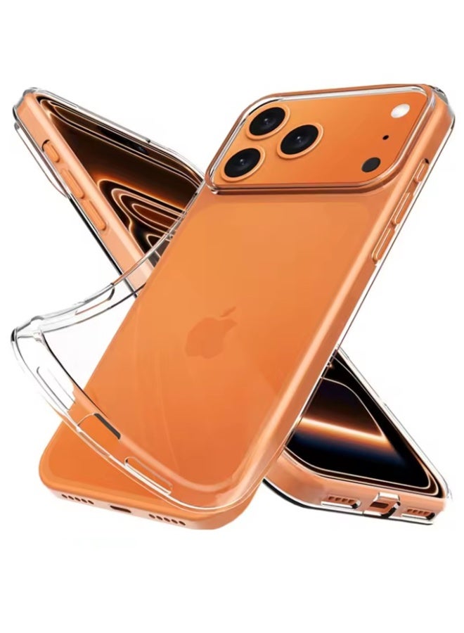 جراب ايفون 17 بروماكس رفيع للغاية، مضاد للخدش، جراب شفاف متين - Image 1