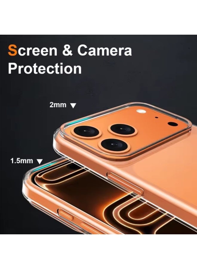 جراب ايفون 17 بروماكس رفيع للغاية، مضاد للخدش، جراب شفاف متين - Image 2