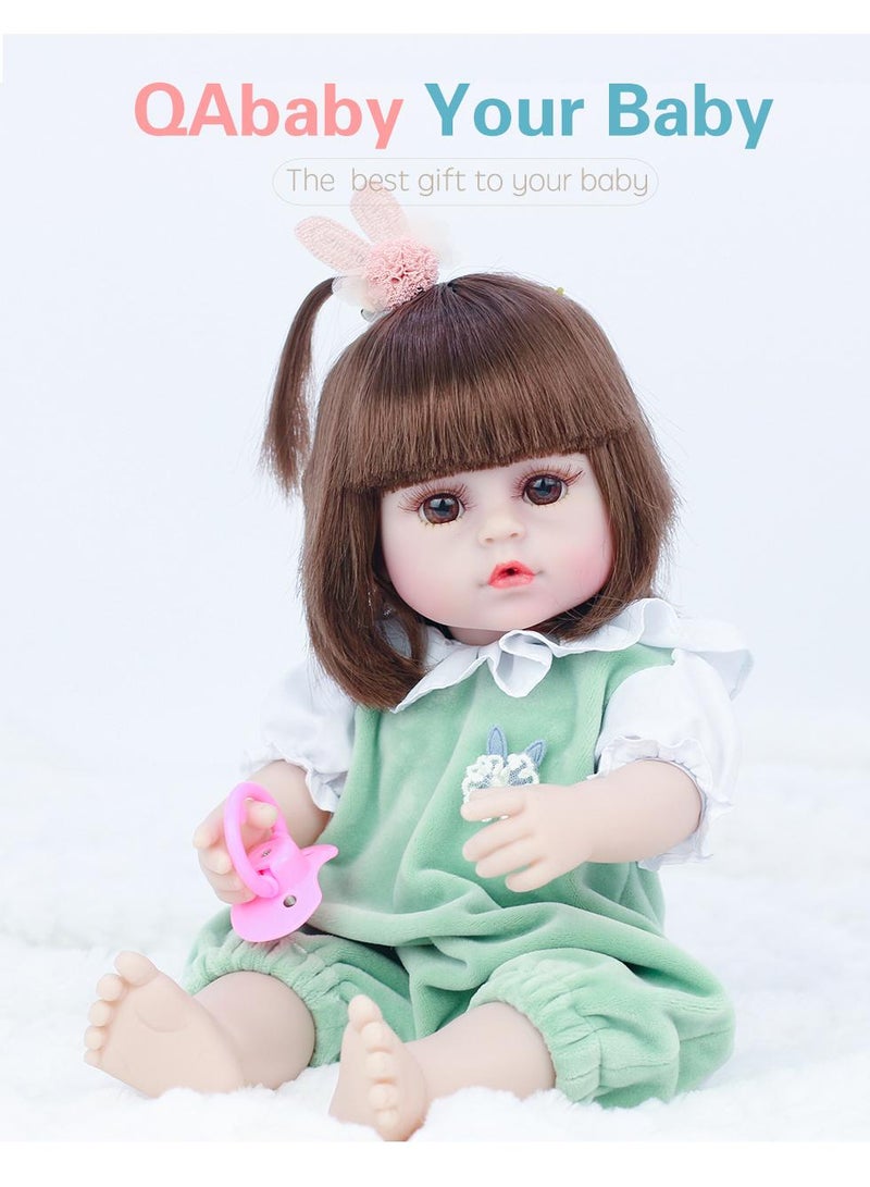 general Reborn Baby Doll Simulated Enamel Baby Doll Children's Toy 39cm - Image 3