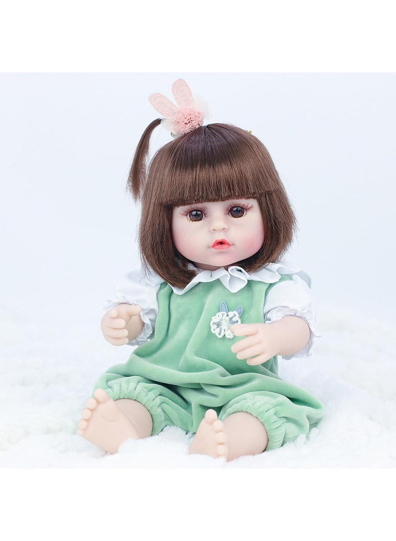general Reborn Baby Doll Simulated Enamel Baby Doll Children's Toy 39cm - Image 1
