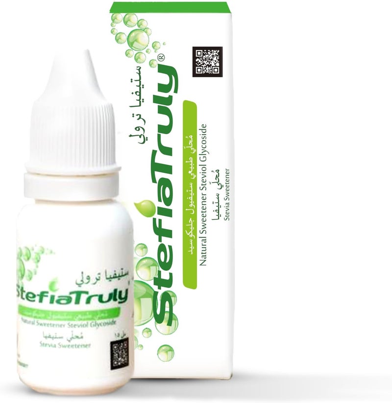 StefiaTruly Natural Sweetener Drops, Zero Calories, Sugar-Free, 100% Pure, Up to 400 Drops Per Bottle, Pack of 6 - Image 3