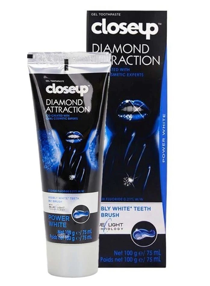 Close Up Toothpaste Diamond Attraction Power White 75 ml - Image 1