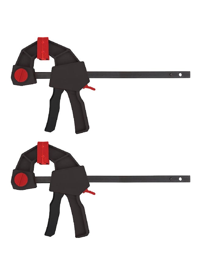 ACE - Quick-Grip Carbon Steel Bar Clamp Black and Red 6 Inch ACE019-CP1 - Image 1