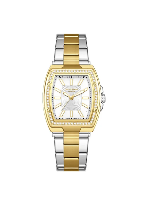 Lee Cooper Lee Cooper LC08058.220 Women's Analog Display Watch & Metal Strap Silver