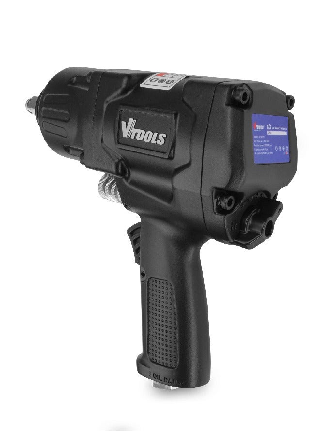 VTOOLS 1/2” Air Impact Wrench with 5200 RPM, Max Torque of 1100 NM - Image 2