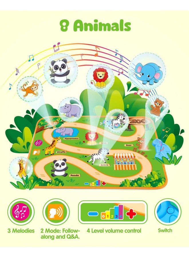 Vanmor Soft Push Cars For Toddlers 1-3 - Pull-Back Vehicles With Animal Playmat, Musical Learning Cars For 1 Year Old, Fine Motor Skills Toys, Birthday Gift For Boys And Girls 1-3 Years - Image 4