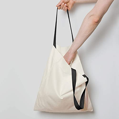 NPBAG 15 Pack 15'' X 16'' Natural Cotton Tote Bags, Lightweight Blank Bulk Cloth bags with 1pc of PTFE Teflon Sheet - Image 2