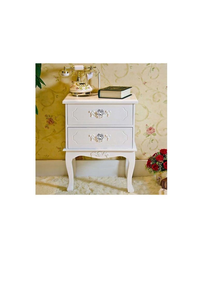 ROBUSTLINE Crystal Clear Glass Diamond Shape Drawer Knob - 8 Pcs, 30mm | Drawer Pull Handle for Cabinet, Drawer, Cupboard, Wardrobe | Home Decoration Knob - Image 3