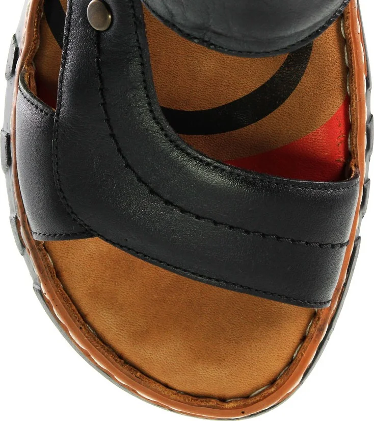 فوريلي 40507 Men's Black Leather Slippers