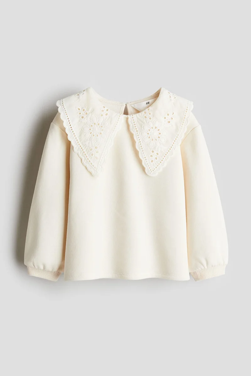 H&M Peter Pan-Collared Sweatshirt