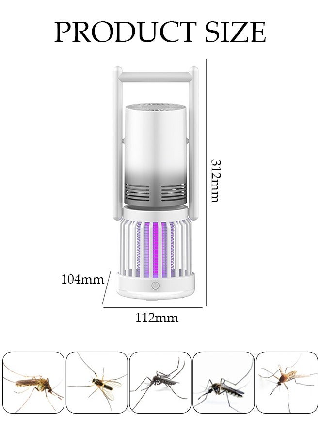 DUNISO Electric Mosquito Killer Lamp with Fan and Light,High Powerful UV Light Mosquito Zapper Killer Pest Control with USB Cable Electric Bug Zapper for Indoor Outdoor Bedroom Gardens Camping - Image 4