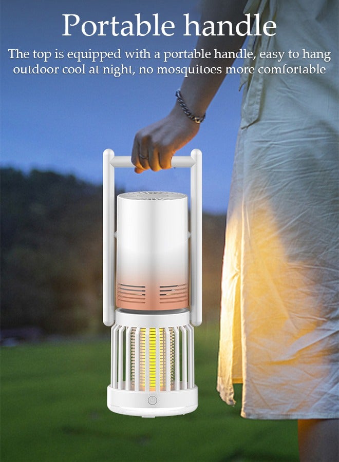 DUNISO Electric Mosquito Killer Lamp with Fan and Light,High Powerful UV Light Mosquito Zapper Killer Pest Control with USB Cable Electric Bug Zapper for Indoor Outdoor Bedroom Gardens Camping - Image 5