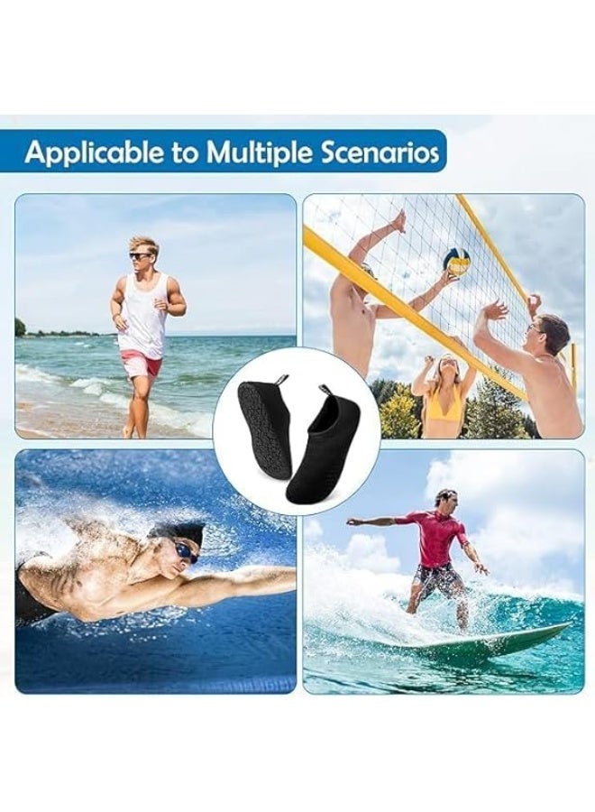 رونق حذاء بحر مائي كاجوال ملون للأطفال مقاس 44-45 – تصميم عملي وخفيف الوزن مثالي للسباحة والغطس والأنشطة والرياضات المائية – يتميز بخامة مرنة وسريعة الجفاف توفر الراحة أثناء الاستخدام داخل الماء وخارجه – نعل مانع للانزلاق لحماية القدمين من الأسطح الرطبة أو الصخور الحادة – مناسب للشاطئ، وحمام السباحة، والرحلات الصيفية – حذاء مائي للأطفال – جوارب سباحة – مستلزمات السباحة – أحذية بحر كاجوال – أحذية سباحة آمنة ومريحة – أدوات الرياضات المائية. - Image 2