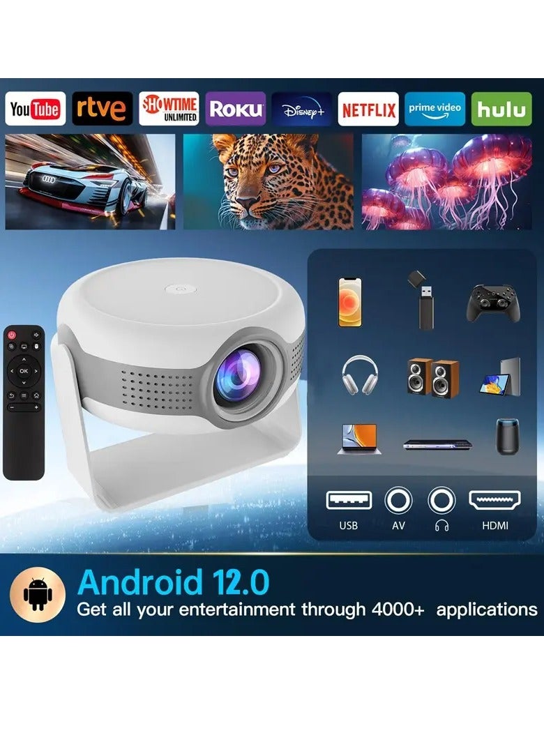 Tripsky T269pro Android 12.0 Projector Smart Portable HD Mini 4K Proyector 1080P Auto Correction Home Theater Projecter - Image 4