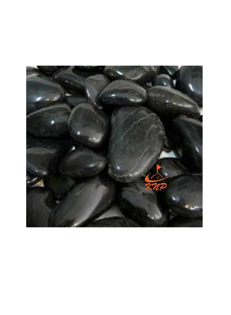 KNP High Polished Black Pebbles 3-5cm - Image 3