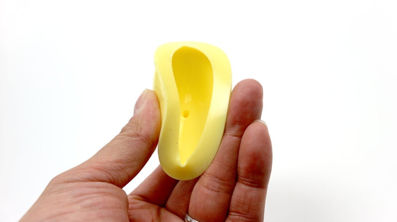 LENITH Silicone Mom Palm Cup for Burping Helper Phlegm Sputum Spiky Massage Yellow - Image 4