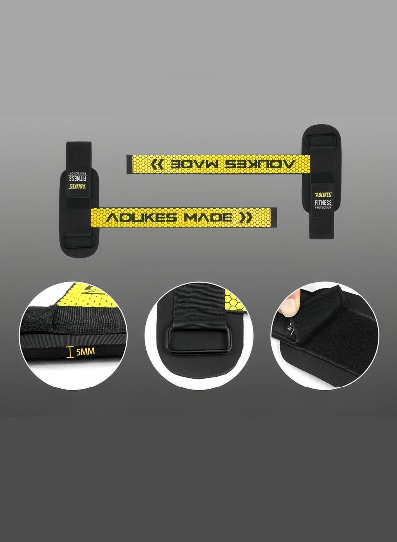 أولايكس عبوتان من أحزمة مساعدة رفع الأثقال، أحزمة معصم اللياقة البدنية، أحزمة من النيوبرين غير القابلة للانزلاق، أحزمة مقود الدراجة، أحزمة معصم رياضية من السيليكون - Image 4