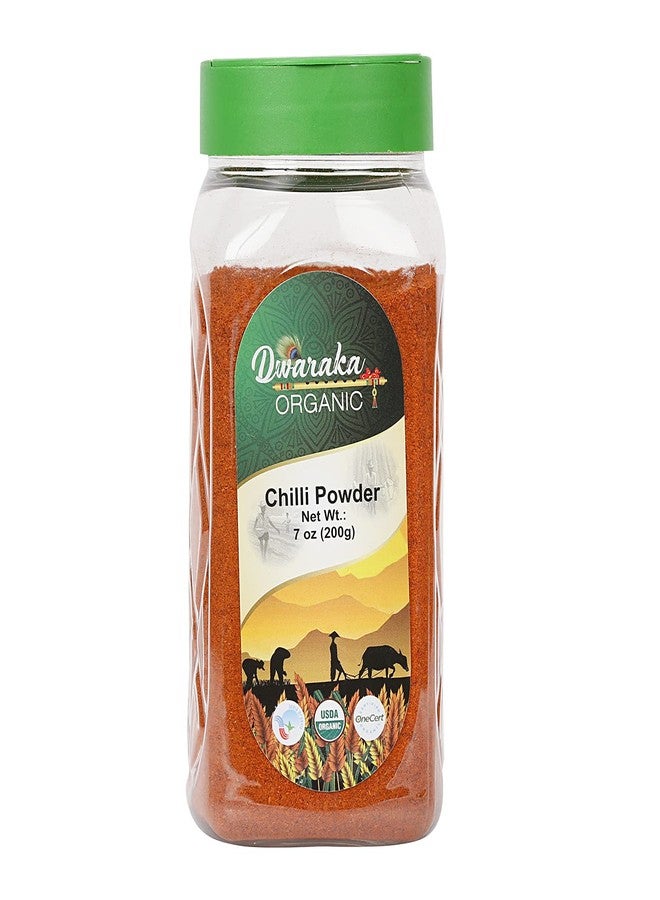 Dwaraka Organic - Chili Powder, 7oz, Healthy, Organic, Non GMO, All Natural - Image 1