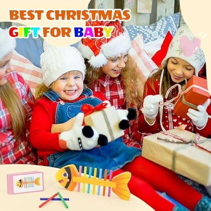 WOODEN COLOR SORTING TOYS FOR TODDLERS 3+ YEARS, LEARNING TOY, SENSORY MATCHING GAME FOR COGNITIVE DEVELOPMENT, FINE MOTOR SKILLS EDUCATION GIFT FOR BOYS AND GIRLS - Image 4