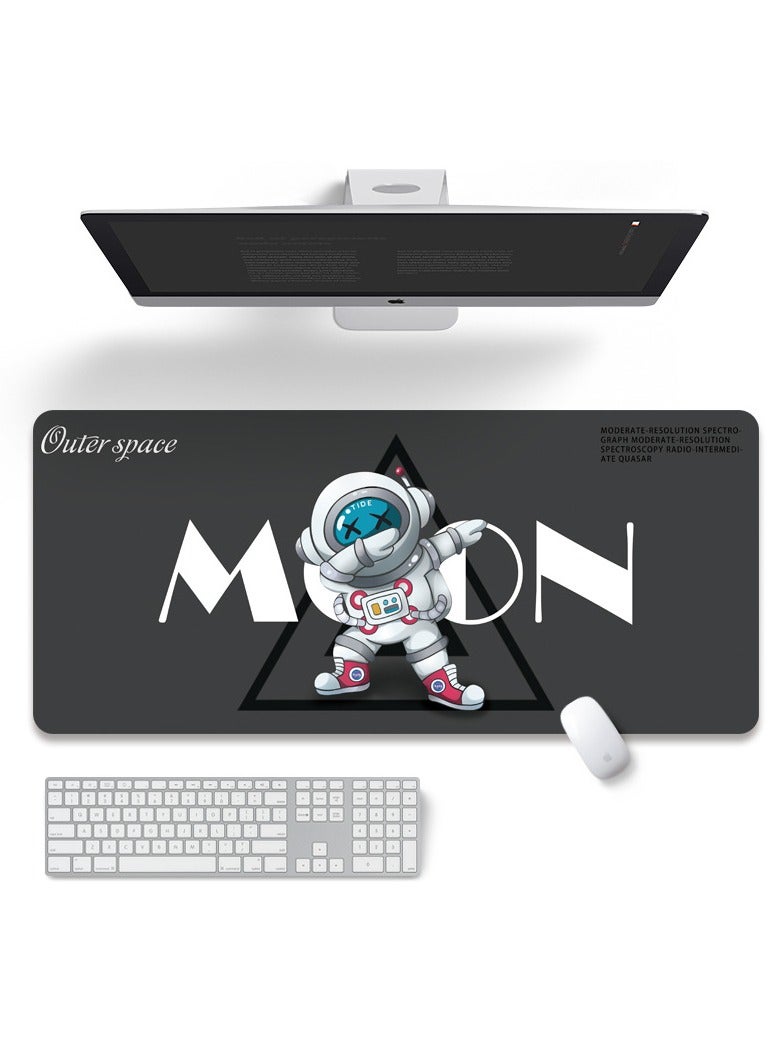 Miya Extended Large Gaming Mouse Pad 120 X 60 cm XXXL Full Desk Space style & Mousepad Non-Slip Rubber Base Big Keyboard Mat with Stitched Edges water resist for Gaming ( Grey)