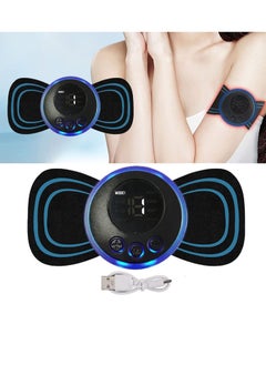 ELTRAZONE Body Massager,Neck Massage Machine Rechargeable Portable Wireless Mini Reusable Pain Relief EMS Massager with 8 Modes and 19 Levels for Shoulder,Arms,Legs  - Image 2