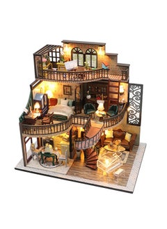 DIY 3D Mini Dollhouse Kit Three-story loft apartment model retro architecture with Furniture - Creative Home Model Project for Holidays & Gifts - pzsku/Z4551FBB3C9AD7294653AZ/45/_/1725092348/a1f54bfa-e2dc-45f9-8c23-3cd30205d9ca