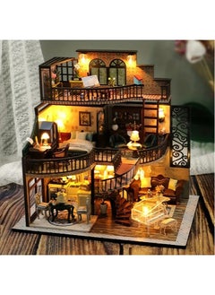 DIY 3D Mini Dollhouse Kit Three-story loft apartment model retro architecture with Furniture - Creative Home Model Project for Holidays & Gifts - pzsku/Z4551FBB3C9AD7294653AZ/45/_/1725092352/2203ae78-9aac-4827-bb21-62646f7b82d6