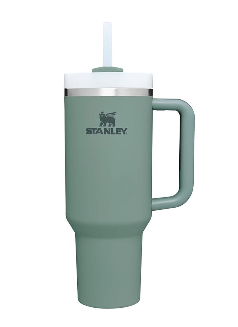 Stanley - Stanley Quencher H2.0 FlowState Tumbler 40OZ SHALE Stainless Steel Vacuum Insulated with 3-Position Lid and Straw Perfect for Water Iced Tea Coffee On-the-Go Hydration Ideal Gift Stanley Cup - Image 1